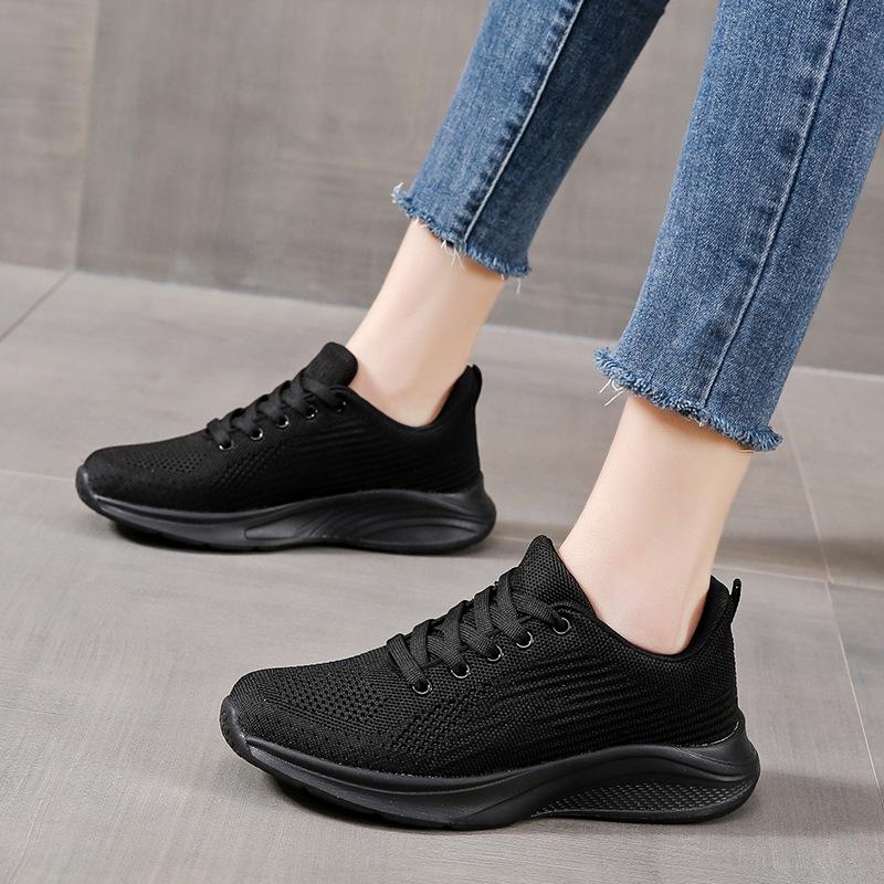 Spring and summer brand sports shoes, new mesh breathable student running shoes, white lightweight casual shoes