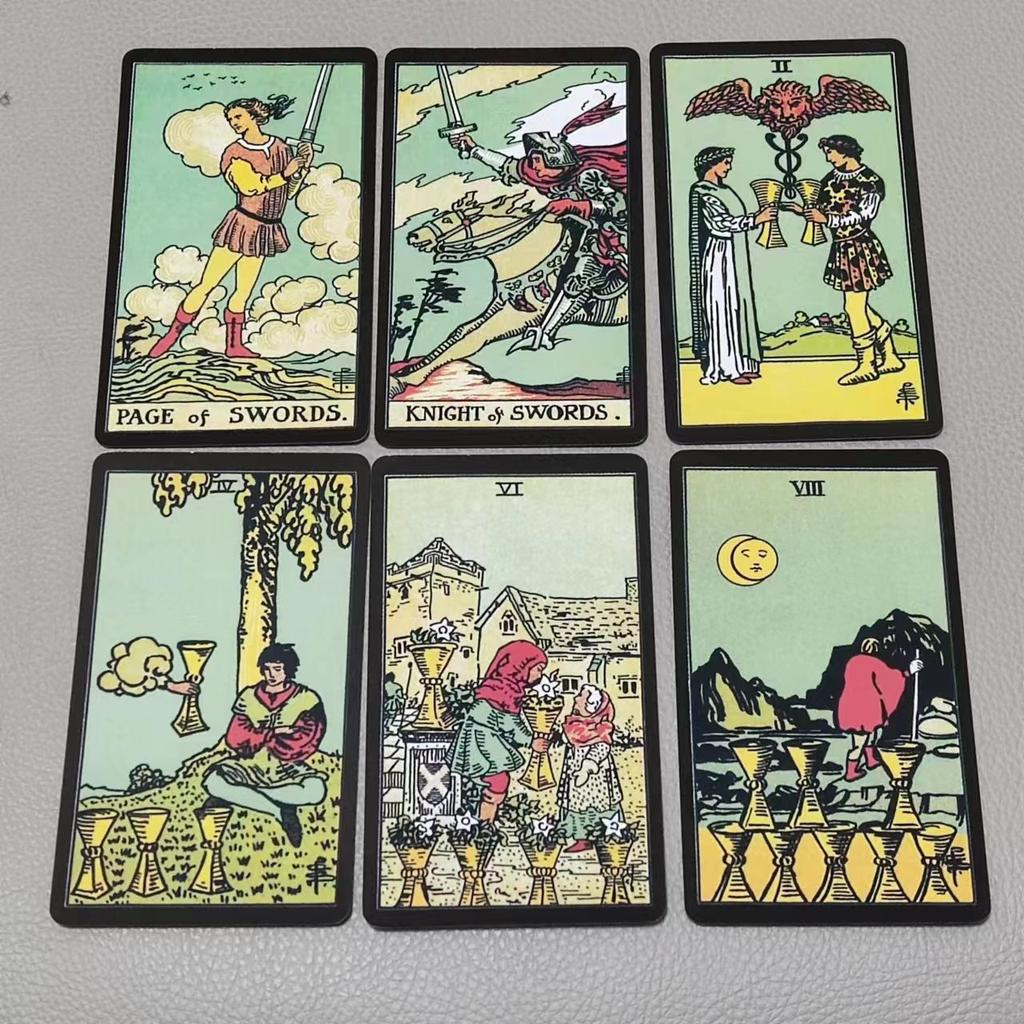 10,3*6cm Primární AE. Tarot 78 karet s průvodcem pro začátečníky