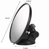 Specchietto Angolo Cieco Regolabile Rotazione a 360 Gradi Specchietto Retrovisore HD per Auto Specchietto di Retromarcia 10,5/12,5/15 cm 1 PZ per Sicurezza del Veicolo