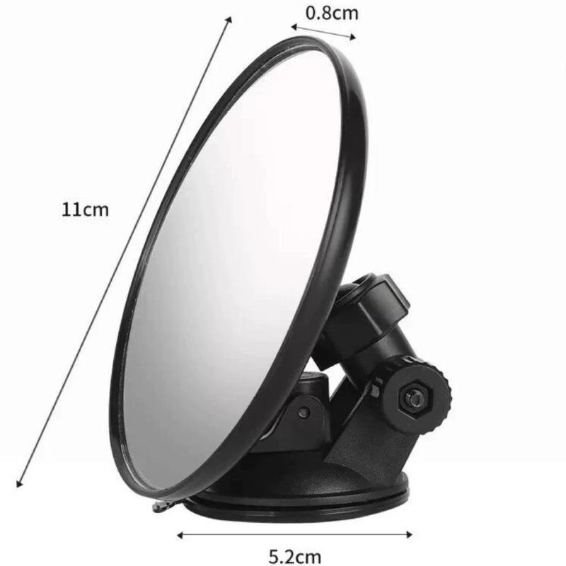 Specchietto Angolo Cieco Regolabile Rotazione a 360 Gradi Specchietto Retrovisore HD per Auto Specchietto di Retromarcia 10,5/12,5/15 cm 1 PZ per Sicurezza del Veicolo
