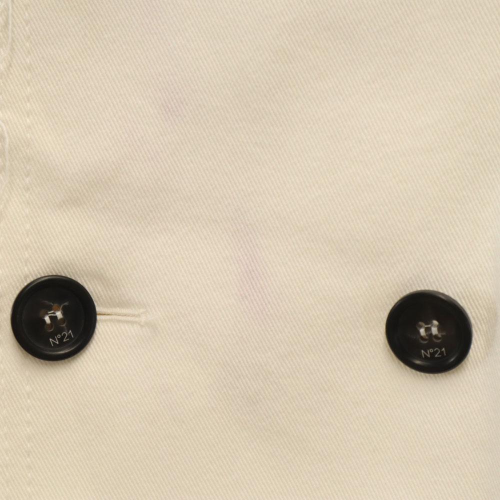 N°21 cut off pea coat 48 white Men's Used