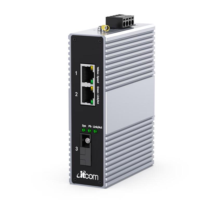 Itcom Industrial Gigabit POE Optical Transceiver Switch IT168 Series