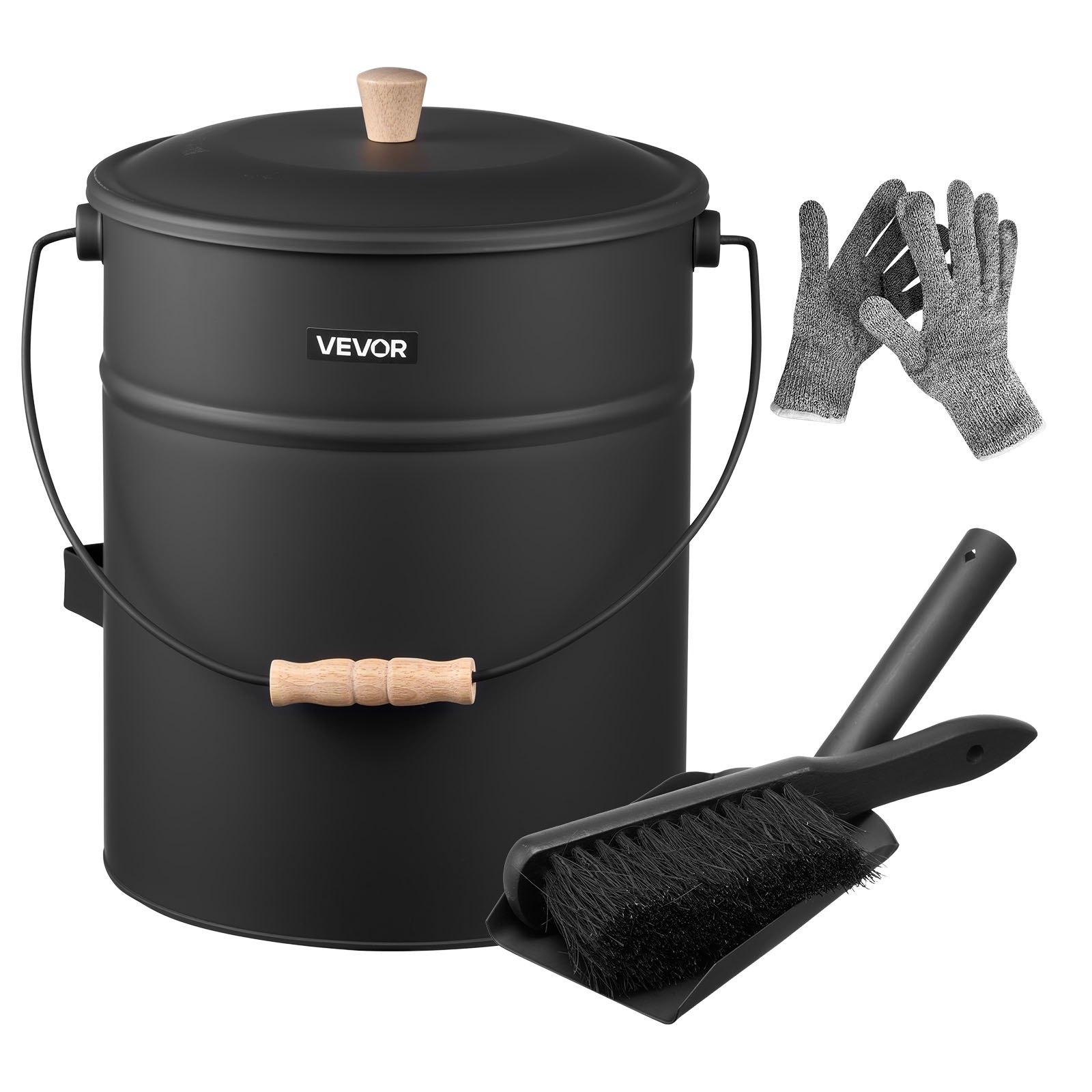 VEVOR Ash Bucket, 4 PCS with