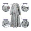 New Arrival Middle East Muslim Casual Pullover Long Sleeve Loose Round Neck Dress