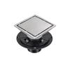 Upgrades 4inch Square Bathroom Drain Easy Maintenance Designs Modern Square Floor Drain Odor Proof Drain for Bathroom