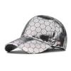 Baseball Cap Snapback Hat Golden ball Football pattern Sun hat Silver Hat Football supplies Fan propsHip Hop Fitted Cap