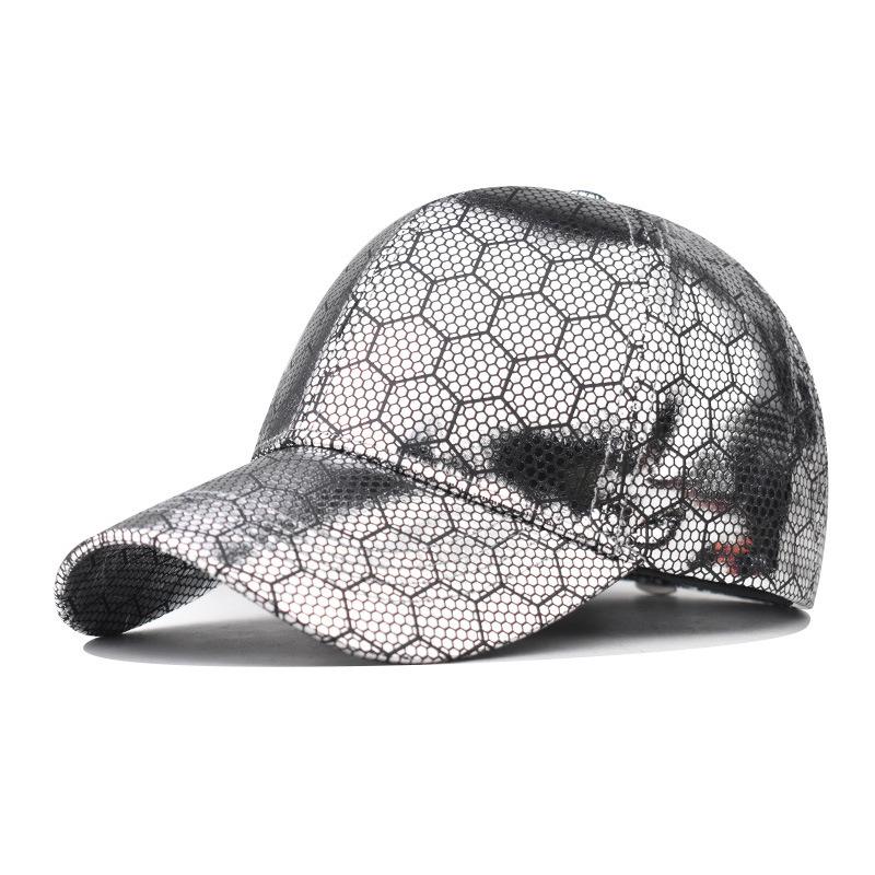 Casquette de baseball Chapeau snapback Boule dorée Motif football Chapeau de soleil Chapeau argenté Articles de football Accessoires pour fans Casquette ajustée Hip Hop Adjustable gray