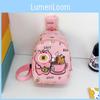And Trendy Adorable Kids Chest Bag Colorful Cartoon Nylon Backpack For School Play And