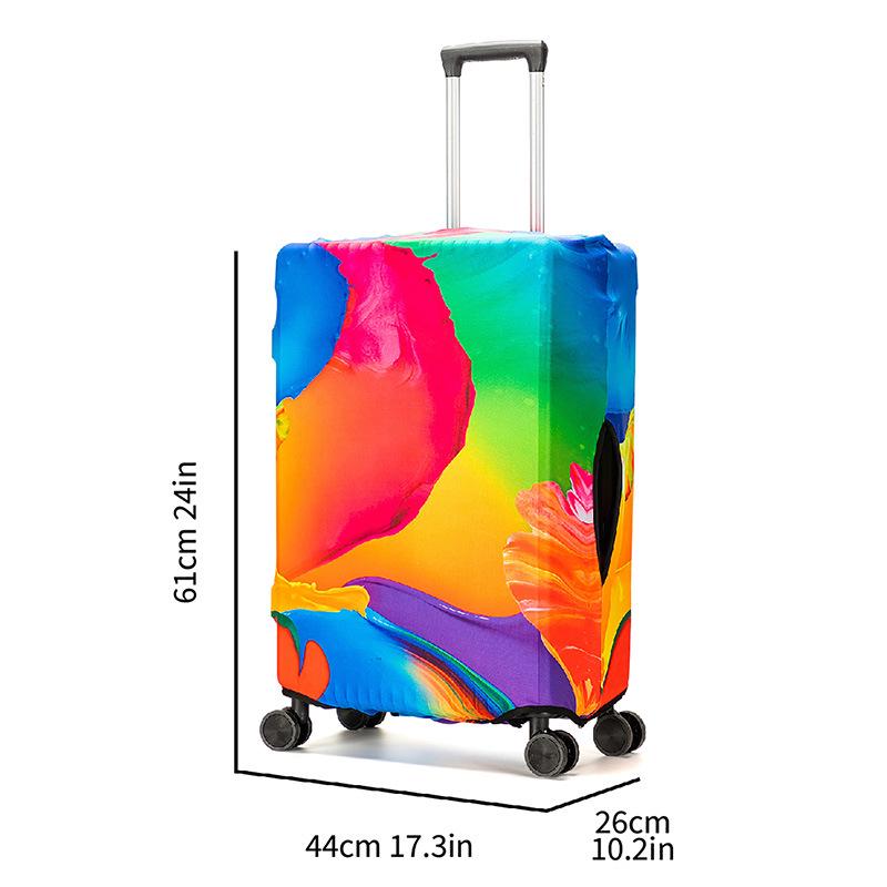 Trendy Elastic Luggage Protector Cover for Business Travel Suitcases