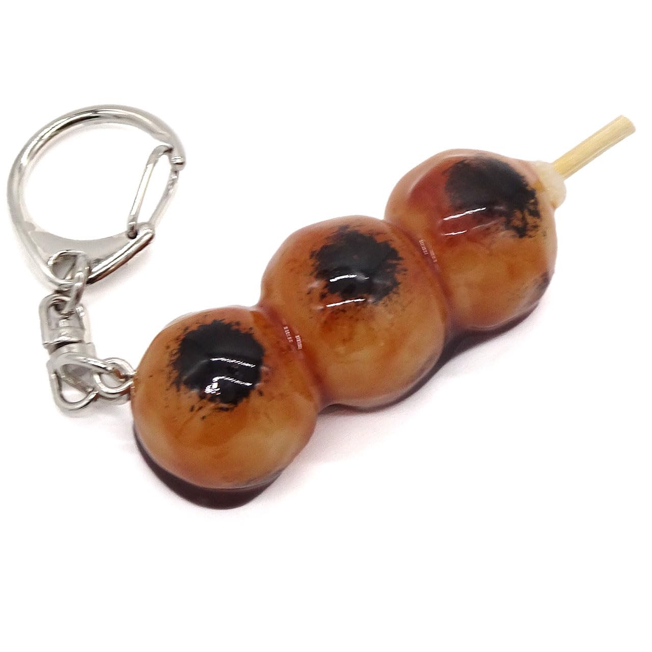 

stomach will rumble every time you look at Mitarashi Dango Food Sample Keychain Gift 109OK Coconut Accessories [Your it] - Cute, Funny, Souvenir, -