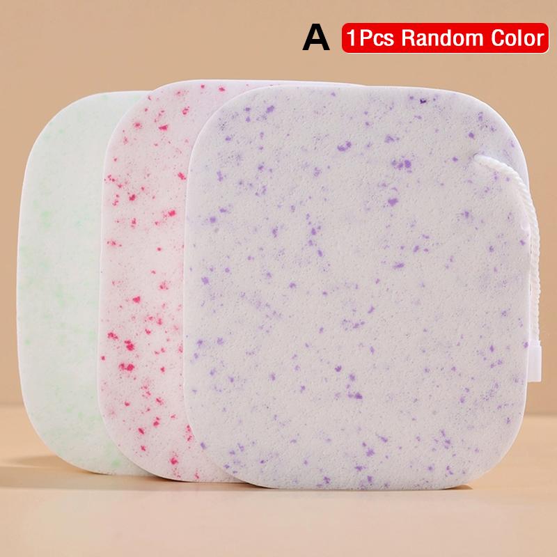 Powder Puff Sponge – Dual-Purpose for Face Cleansing and Makeup Application, Ideal for Seaweed Masks and Daily Skincare