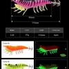 Fishing Tackle Shrimp Bait Jigs Hook Octopus Lure 2024 Wood Shrimp Lures  Simulation
