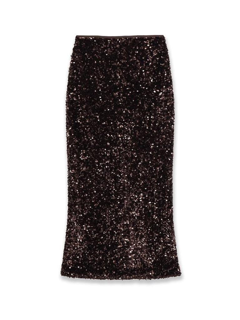 2026 European & American Style Sequin Embellished Skirt