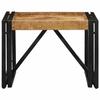 VidaXL Table basse 50x50x35 cm bois de manguier massif brut, table latérale, table de salon, table d'accent, bout de canapé, 4016679