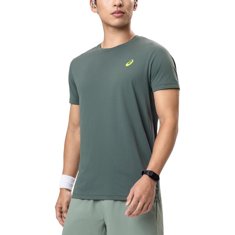 ASICS Moisture Wicking Quick Dry Lightweight Soft Sports Running Short Sleeve T-Shirt Men tops 2011D657-301
