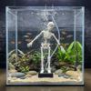 3D Printed Dancing Skeleton Aquarium Bubbler Plastic Fish Tank Bubbler  Halloween Decor