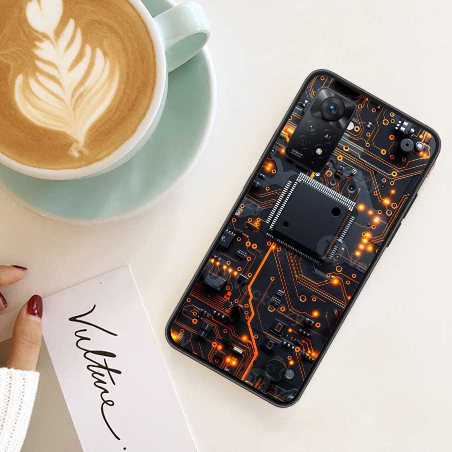 

Circuit board technology AI Phone Case For Xiaomi Redmi Note 12 Plus 12S 11 11T Pro 5G 11E 11S 4G 10 10S 9 9S 9T 8 8T 7 Cover Sh Redmi Note 10(10S)4G