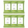 B.Plain Mung Bean Mild Acidic Cleansing Water Tissues, 20 Sheets Pack, 20 Wipes, 6 Pcs