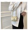Korean Style Retro Women's Diamond Pattern Chain Crossbody Bag 2025 - Trendy Fashion Casual Small Square Shoulder Bag