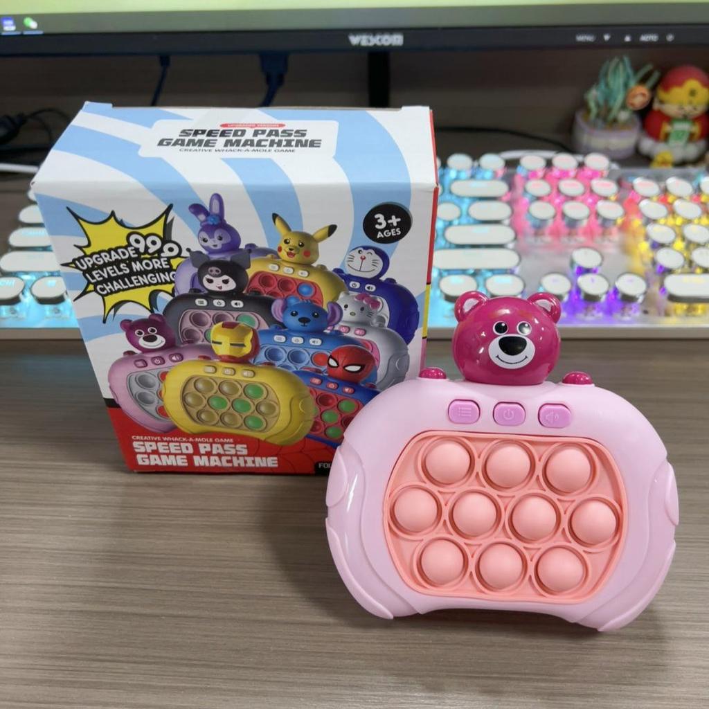 Internet Celebrity Push-Button Rhythm Game: Children's Educational Whack-a-Mole Logic Toy