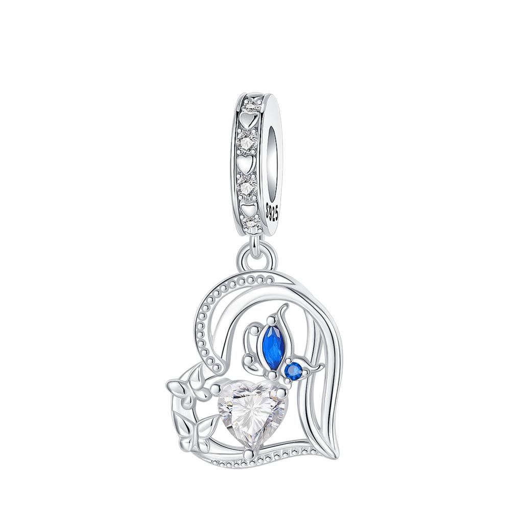 Original Copper Panda Praying Angel Charm Bead Cz Zircon Evil Eye Pendant Gift Fit Bracelet Jewelry Diy Marking