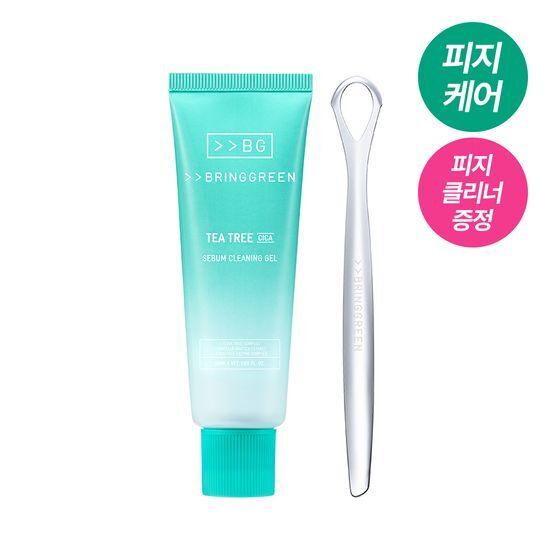 BRING GREEN Tea Tree Cica Sebum Cleaning Gel 50ml (+ Sebum Cleanser)
