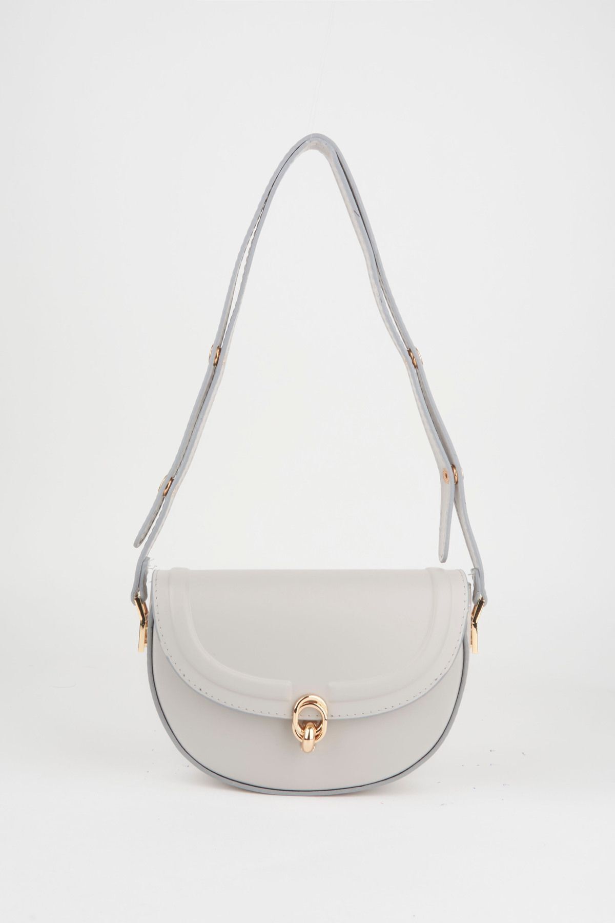 

Женская стильная и практичная сумка через плечо Светло-серая женская сумка на подкладке с замком из искусственной кожи с регулируемым ремешком на кнопке и сумка через плечо