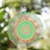 10 Inch Metal Kinetic Wind Spinner Garden Decor 360 Degree Rotating Hook No Electricity Needed Perfect for Balcony Yard Outdoor