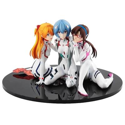 3 teile/satz EVA Ayanami Rei Action-figuren Anime NEON GENESIS EVANGELION Asuka Langley Soryu Makinami Abbildung Modell Spielzeug Geschenke