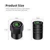 RBK5  4Pcs Metal Car Wheel Tire Valve Caps Stem Case Covers Accessories For Skoda Kodiaq Octavia Enyaq iV Scala Superb Karoq Vision RS