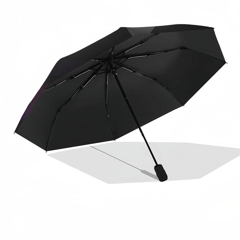 1pc Neon Rainbow Hello Sign Umbrella with Plastic Handle, Suitable for All Seasons Outdoor PT426