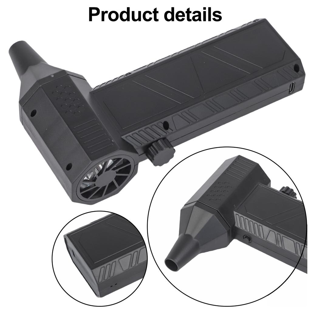 Adjustable Speed Brushless Fan 29mm Fan Diameter Handheld Adjustable Fan 200-230g Wind Pressure 21700 Power Battery