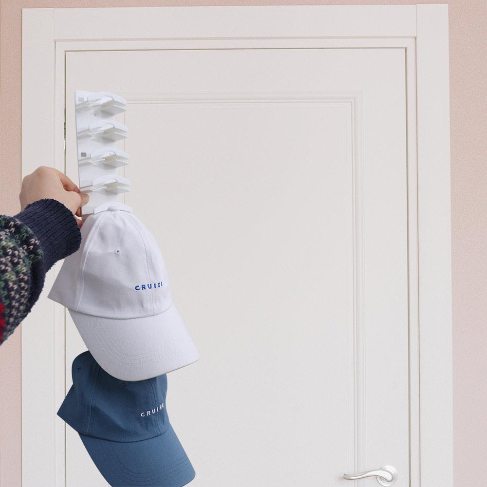 10 Holes Wall Mounted Hat Rack Space Saving Hat Display Stand Household