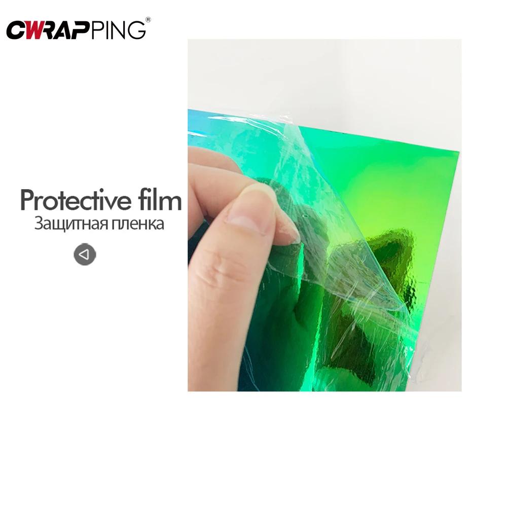 135cm Car Wrap Air Free Bubble Holographic Rainbow Sticker Color Change DIY Automobiles Decals Sheet Car Styling Car Accessories