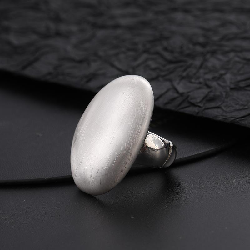 

Kaseakia Round Metal Statement Chunky Adjustable Rings for Women