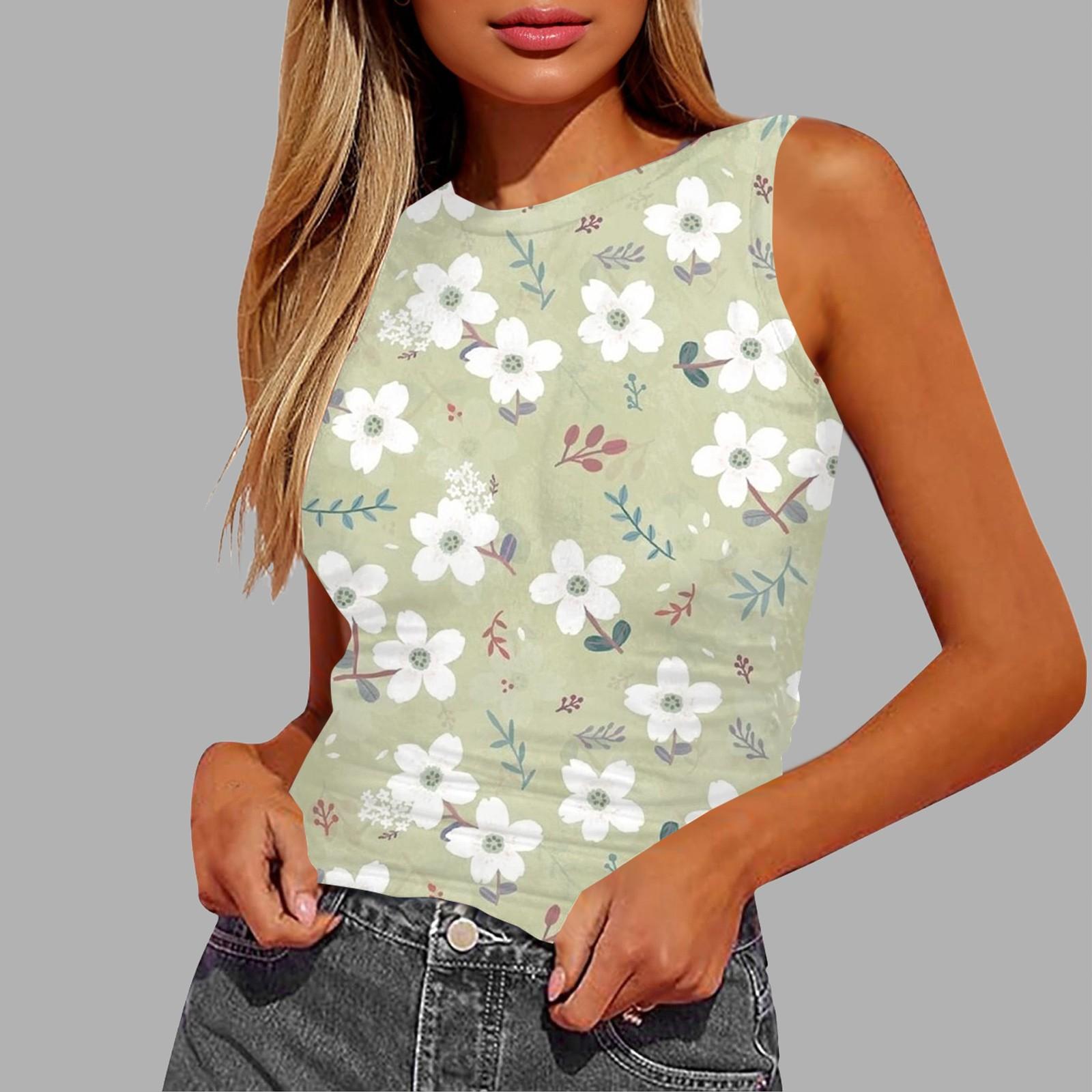 

Женский топ-майка без рукавов с плиссировкой M зелёный