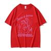 Save A Horse Ride A Cowgirl Print T Shirt Unisex Women Retro Aesthetic Fashion Tshirts Casual Oversized Cotton Tshirt Streetwear