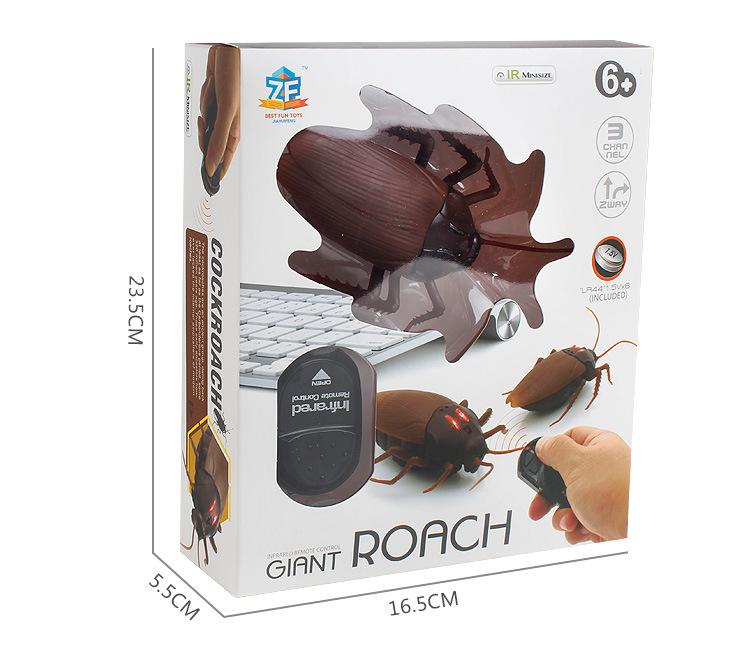 

Электрическое насекомое инфракрасный частотный пульт дистанционного управления симуляция таракана страшная индукция игрушка Сяоцян