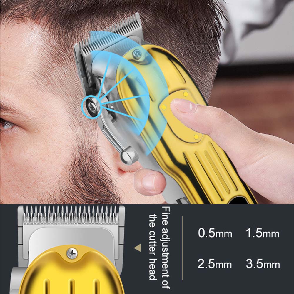 3 In1/1pc Hair Cutting Grooming Kit Professional Hair Clippers and Shaver Set Cordless Beard Trimming for Men