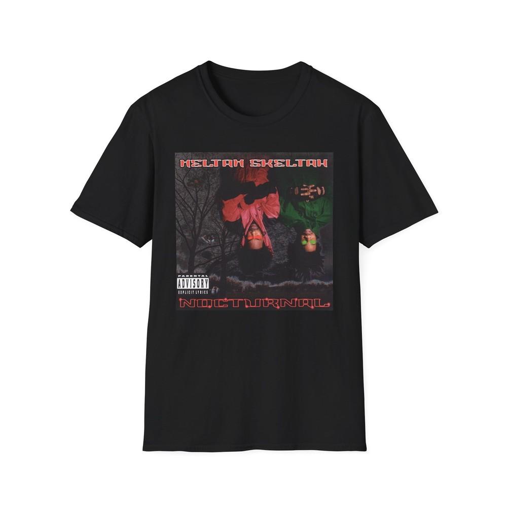 Heltah Skeltah TShirt Nocturnal Shirt 90#039;s HipHop Tee Rap Music Fan Gift Unisex T-Shirt L