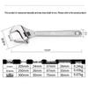 BING YU 3-Piece Adjustable Wrench Set