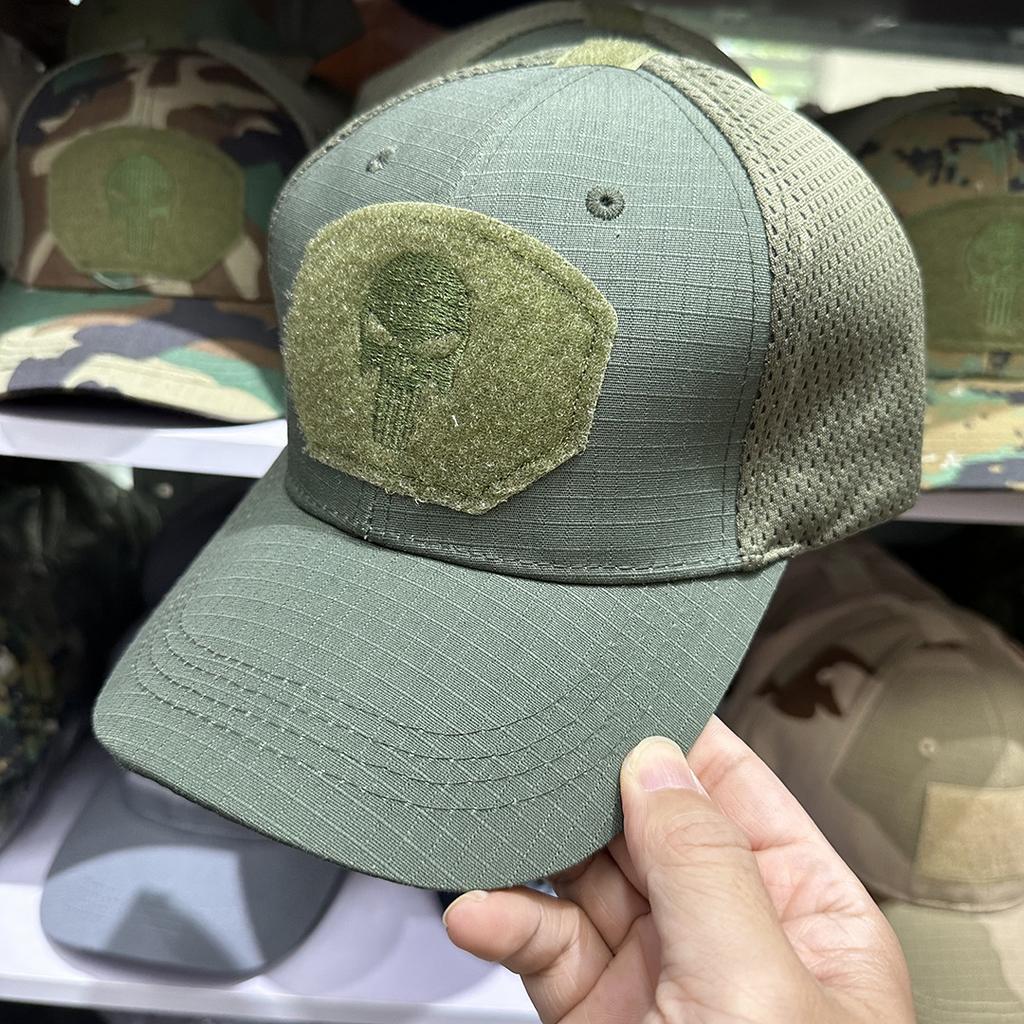 Military Fan Outdoor Camouflage Baseball Net Hat, Special Forces Tactical Camouflage Hat, Skull Sunshade Velcro Cap