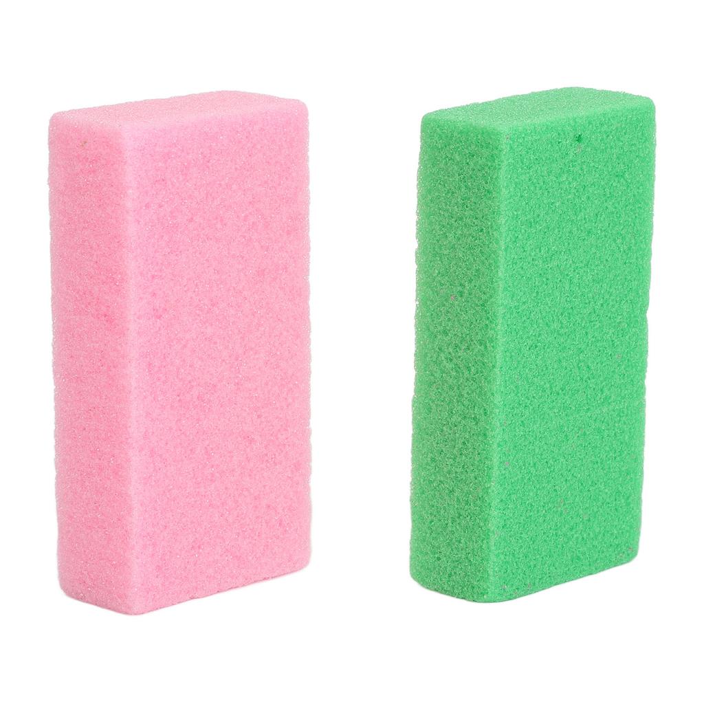 6pcs Pumice Stone Removing Hard Skin Callus PU Foam Exfoliation Pedicure Scrubber Pumice Stone Pink Green