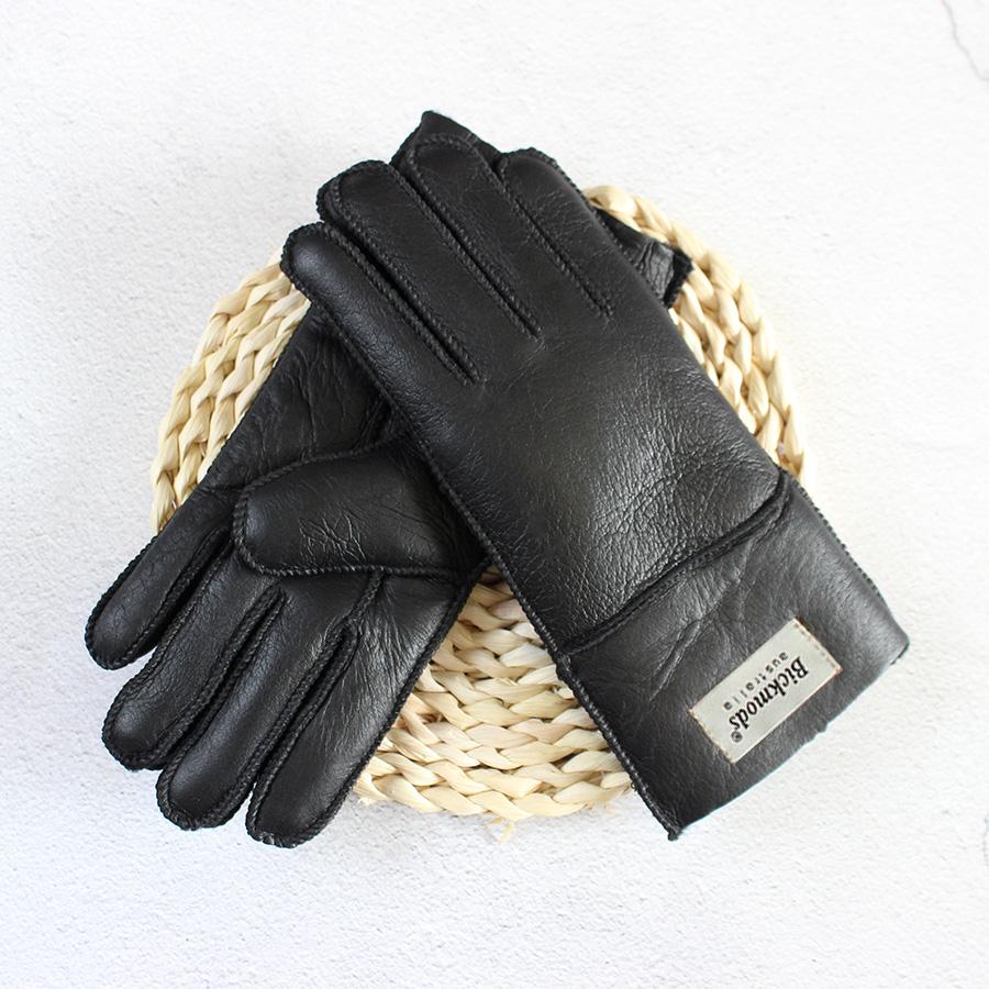Winter Thickened Children's Sheepskin Fur Gloves Boys and Girls Windproof Warm Students Cold-Proof Leather Finger Gloves