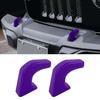 2x Front Bumper Tow Hook Cover Trim For Jeep Wrangler JK JL JT Accessorie Purple