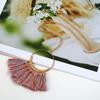 Tassel Pendant Stylish Necklace With Electroplate Finish For Outfits Summer