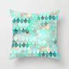 Mint Geometric Cushion Cover Polyester 45X45CM Pillowcase Home Decorative Throw Pillow Covers