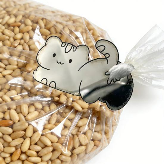 Clipe de Pão Engraçado de Bumbum de Gato Selador de Sacos de Aço Inoxidável Clipe de Frescura para Alimentos Clipe de Selagem para Lanches Presente Inovador para Amantes de Gatos