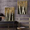Autumn Romantic Landscape Picture Beautiful Birch Forest Autumn Landscape Modern Home Bedroom Office Decoration
