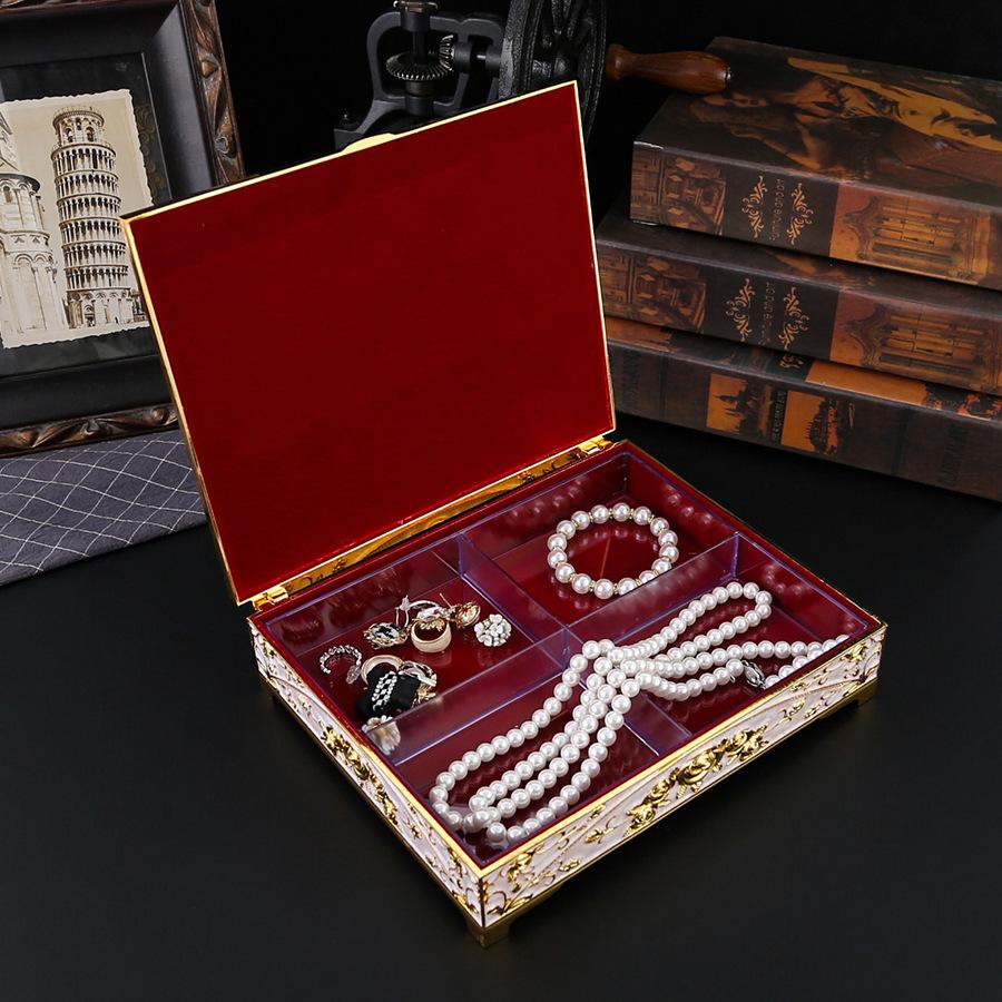 Export Russian Goods Korean Princess Jewelry Box European Non-wooden Storage Box Decoration Birthday Gift